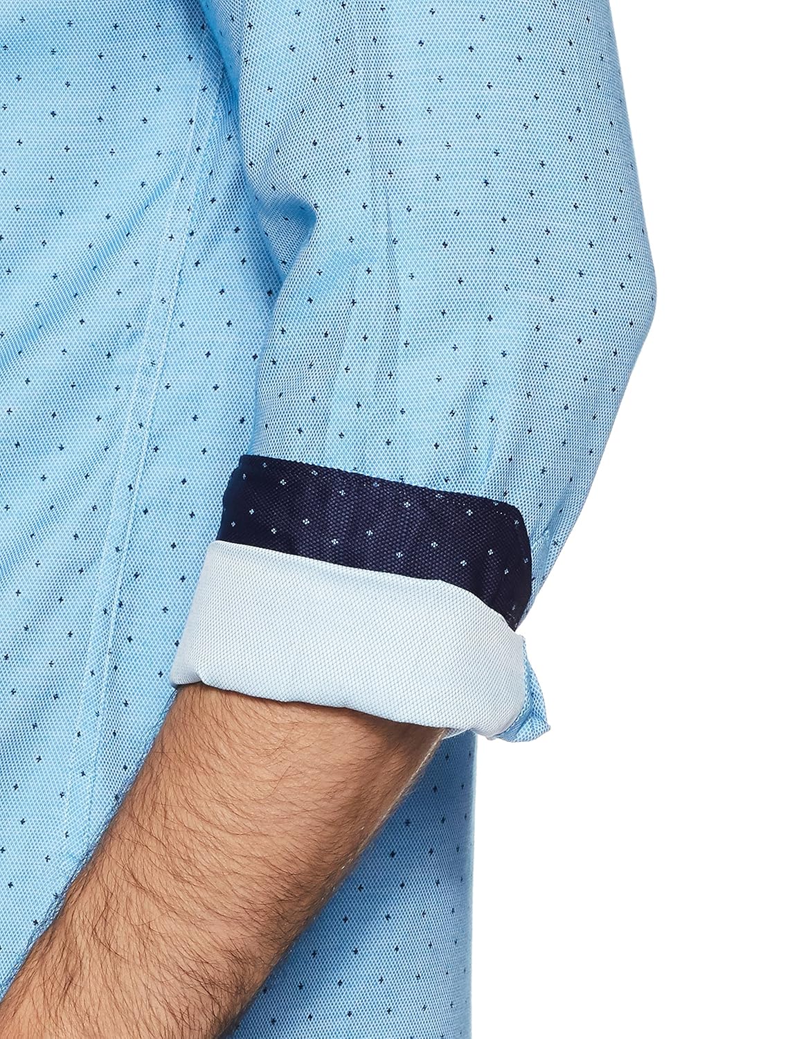 symbol amazon brand men's slim fit formal shirt