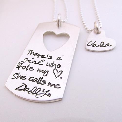 daddy dog tag necklace personalized