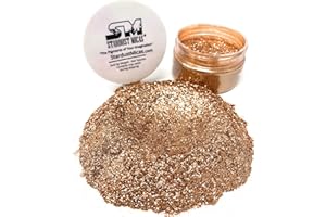 SM STARDUST MICAS Stardust Micas Pigment Powder Cosmetic Grade Colorant for Makeup, Soap Making, Epoxy Resin, DIY Crafting Projects, Bright True Colors Stable Mica Batch Consistency (36 Gram Jar, Bronze Sparkle)