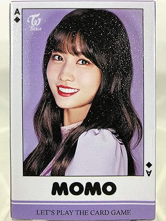 Amazon Co Jp Momo モモ Twice トゥワイス グッズ トランプ カードゲーム フォトカード 54枚セット Playing Cards Photo Card 54pcs Tradeplace K Pop 韓国製 ホビー