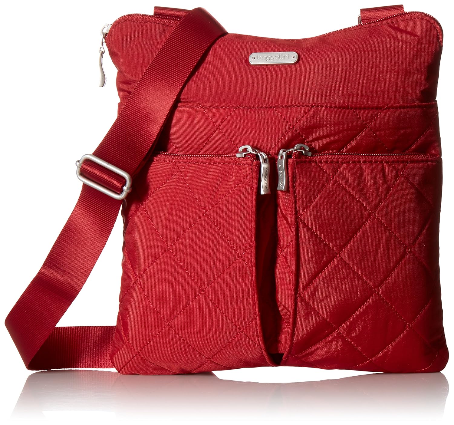 Baggallini Quilted Horizon Crossbody with RFID Handbags