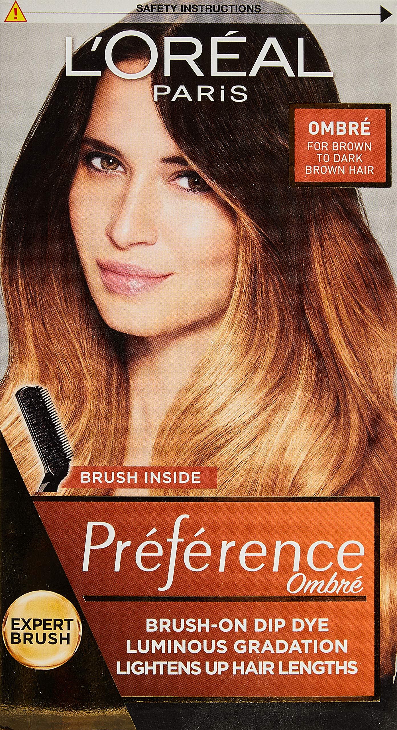 loreal hair color black brown