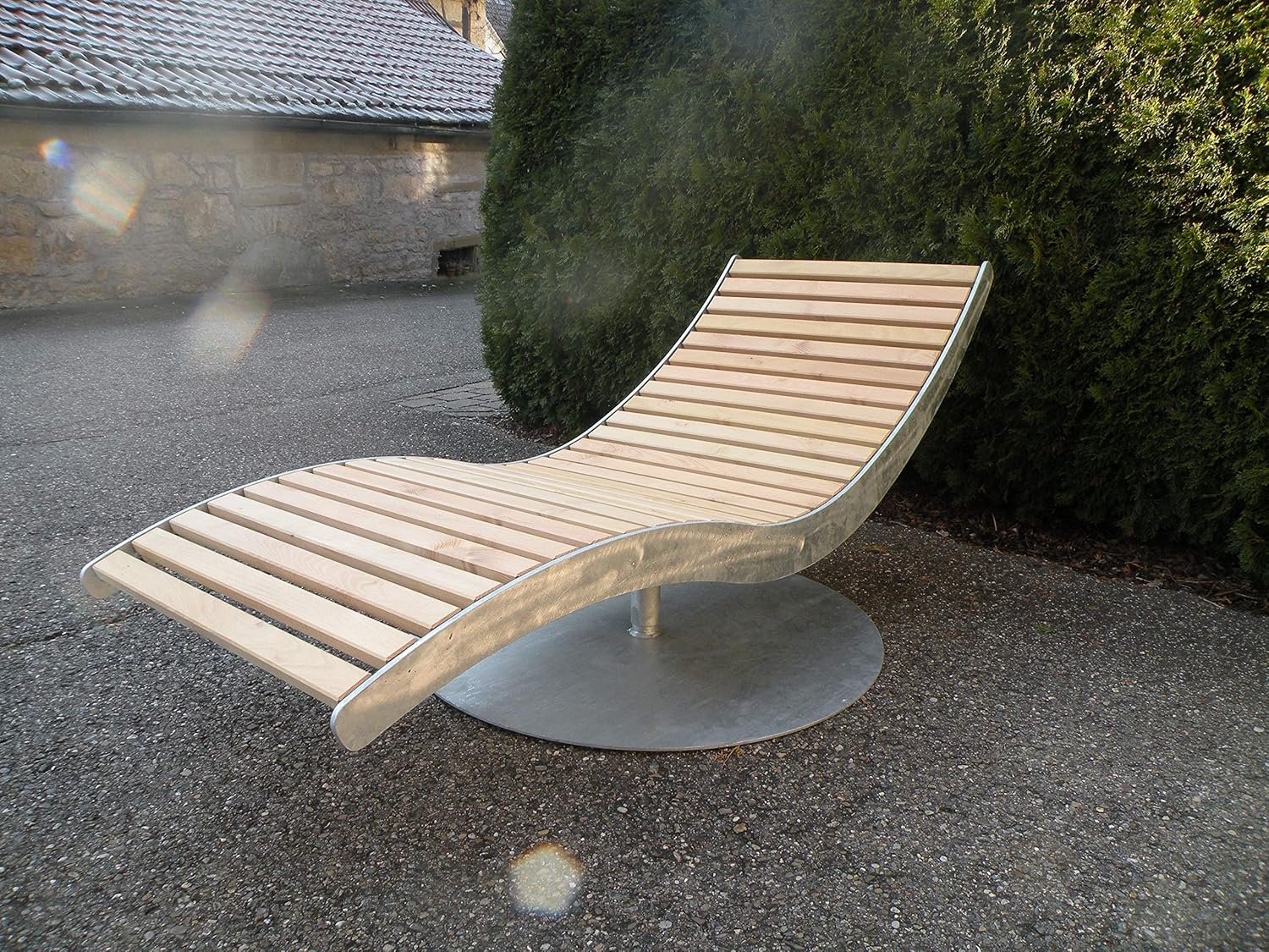 BEILHARZ Premium Gartenliege - Relaxliege mit 360° Drehfunktion