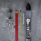 KLEIN TOOLS Super Rod CRSS Standard Set 5m Cable Installation Kit 5 Attachments view 3