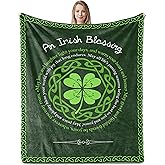 Nuritus Irish Gifts for Women Men, Irish Blessing Gifts, Best Birthday Celtic Gift for Women Men, Saint Patrick’s Day Gift, Irishes Blessing Present Ideas Blanket 50"x60"