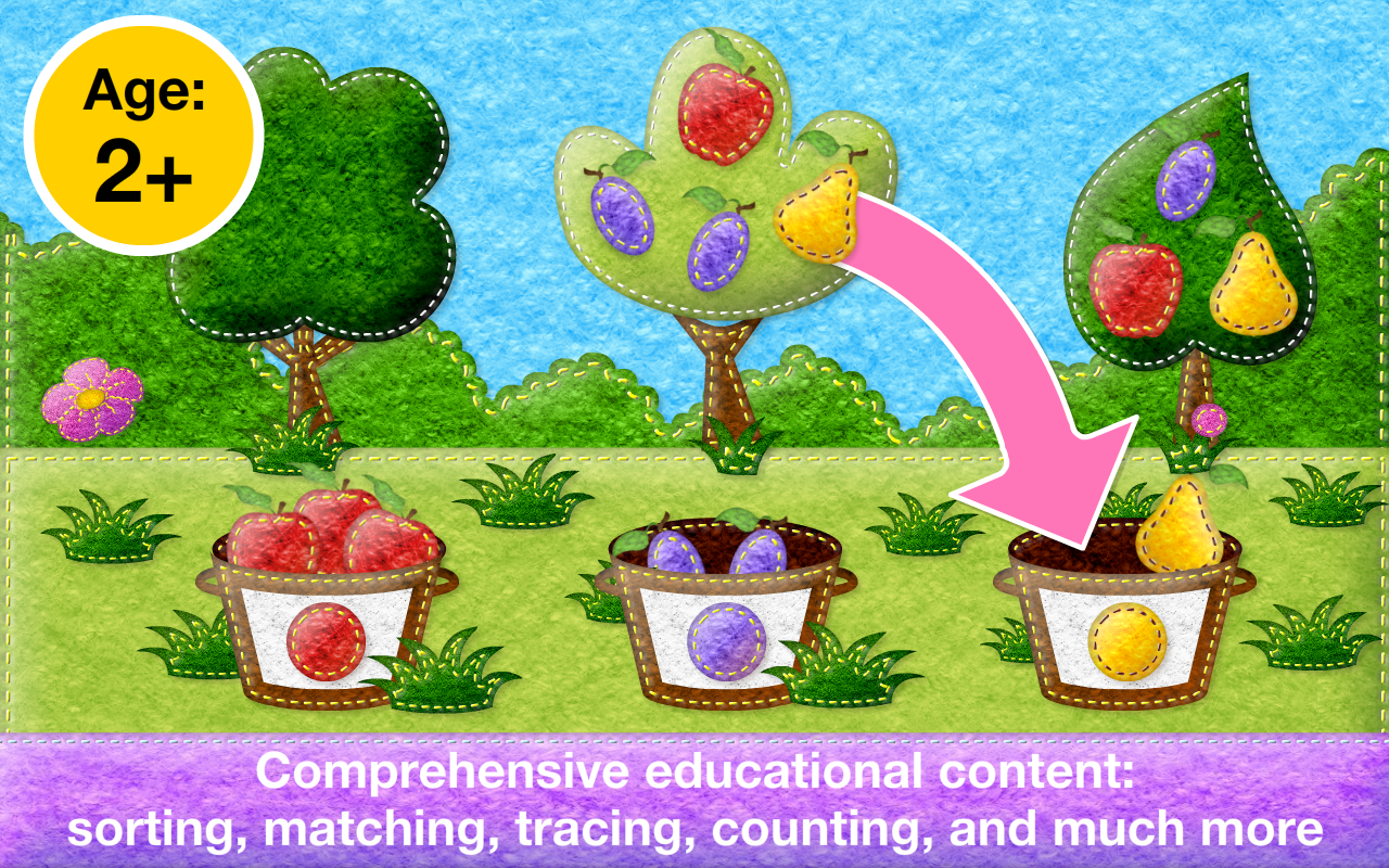 Toddler Animals: My First Felt Farm: Educational Games (Baby, Preschool, Kindergarten) by Abby Monkey® Kids Learning Clubhouse
