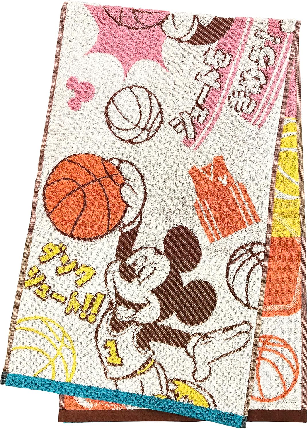 Amazon Co Jp 丸眞 スポーツタオル ディズニー アクティブバスケ 綿100 バスケ部 ホーム キッチン
