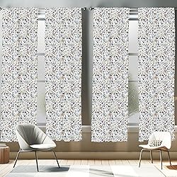 Ambesonne Science Window Curtains Pack of