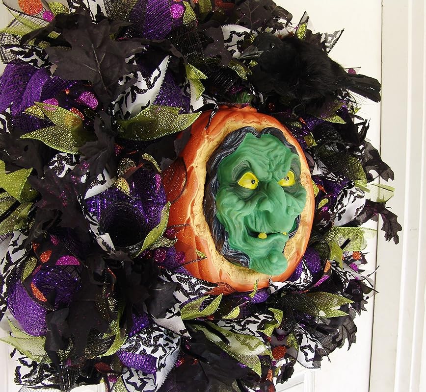 LAST ONE Animated Sound Activated Wicked Witch Deco Mesh