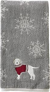 SKL Home by Saturday Knight Ltd. Vern Yip Fa La La Dogs Bath Towel, Gray