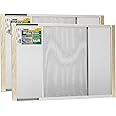 Frost King 2AWS1837 WB Marvin Adjustable Window Screen, 18in High x Fits 21-37in Wide (2 Pack)