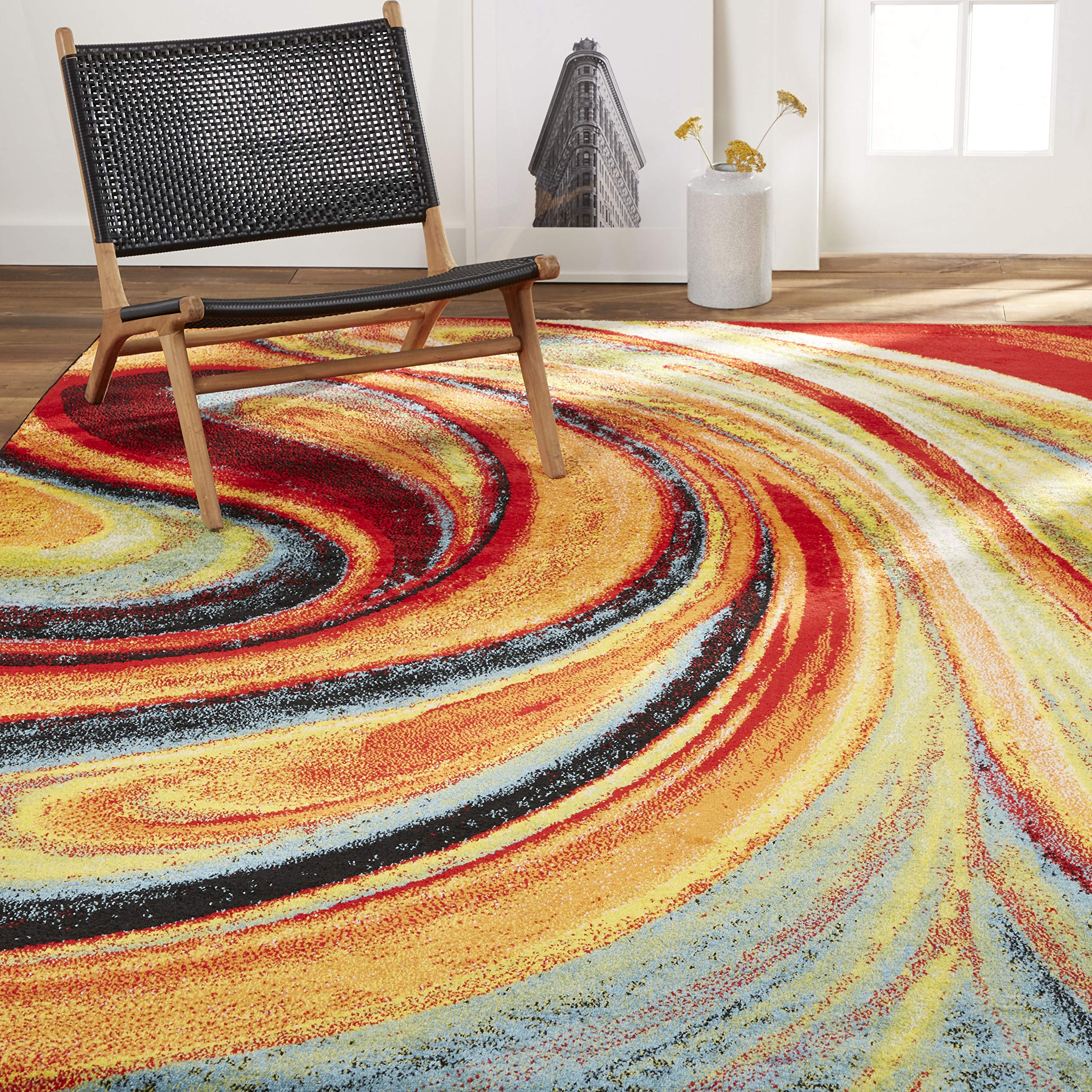 Home Dynamix Adja Modern Area Rug, Splash (7'10" x 10'2") Image