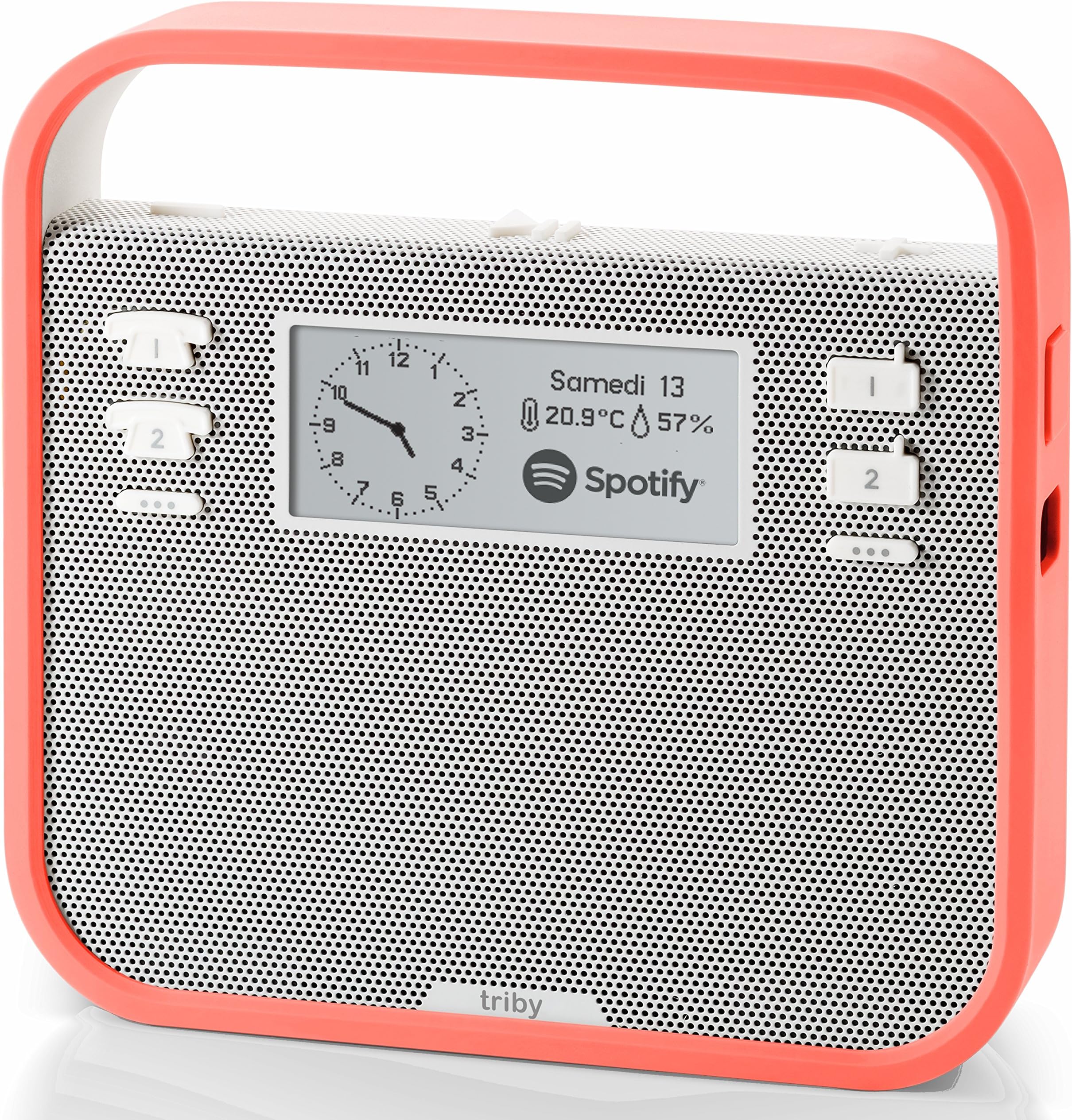 Invoxia Smart Portable Alexa Speaker, Red