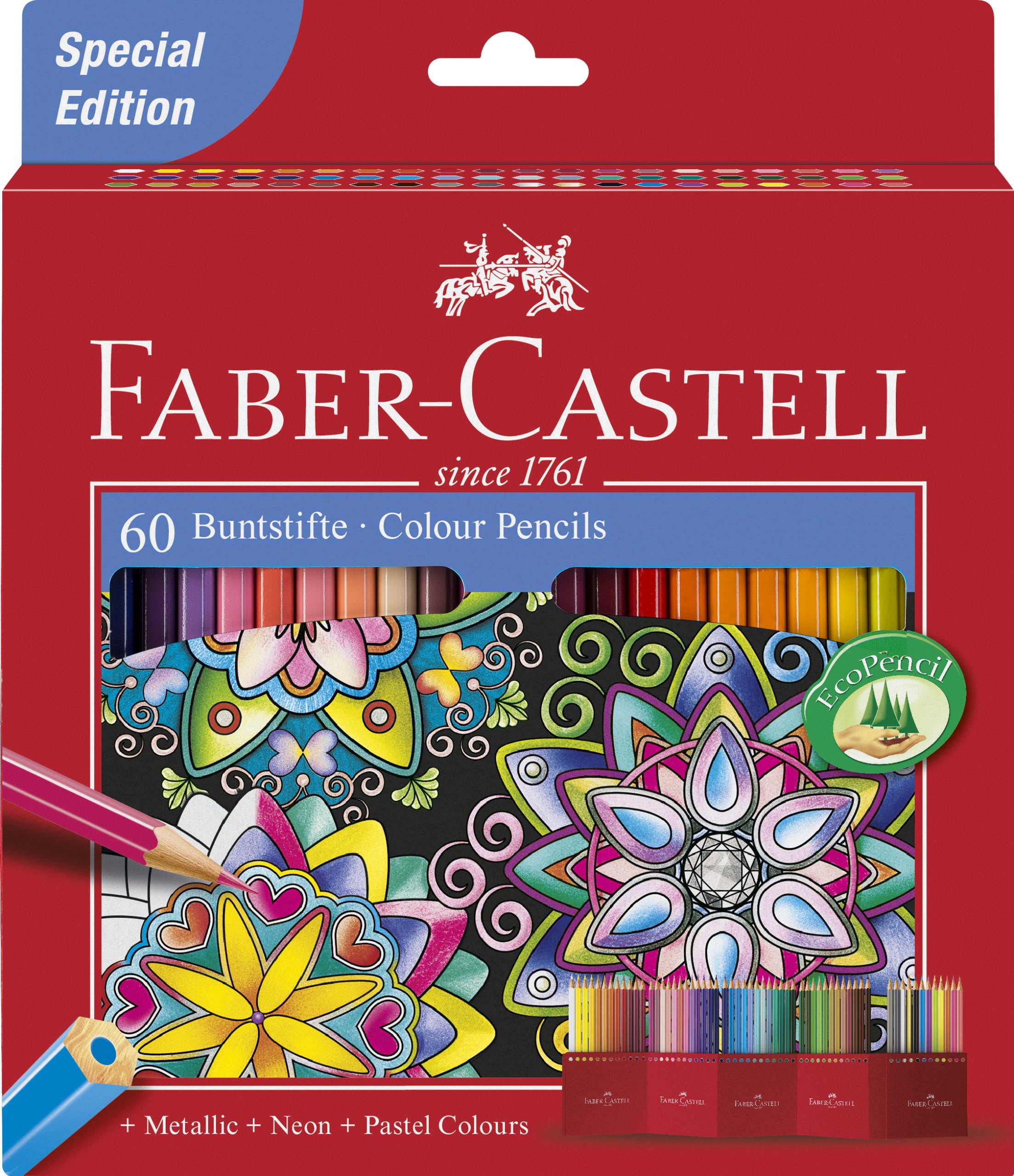 Faber-Castell Castle 111224 Hexagonal Colouring Pencils – Pack of 24, Buntstifte, 1
