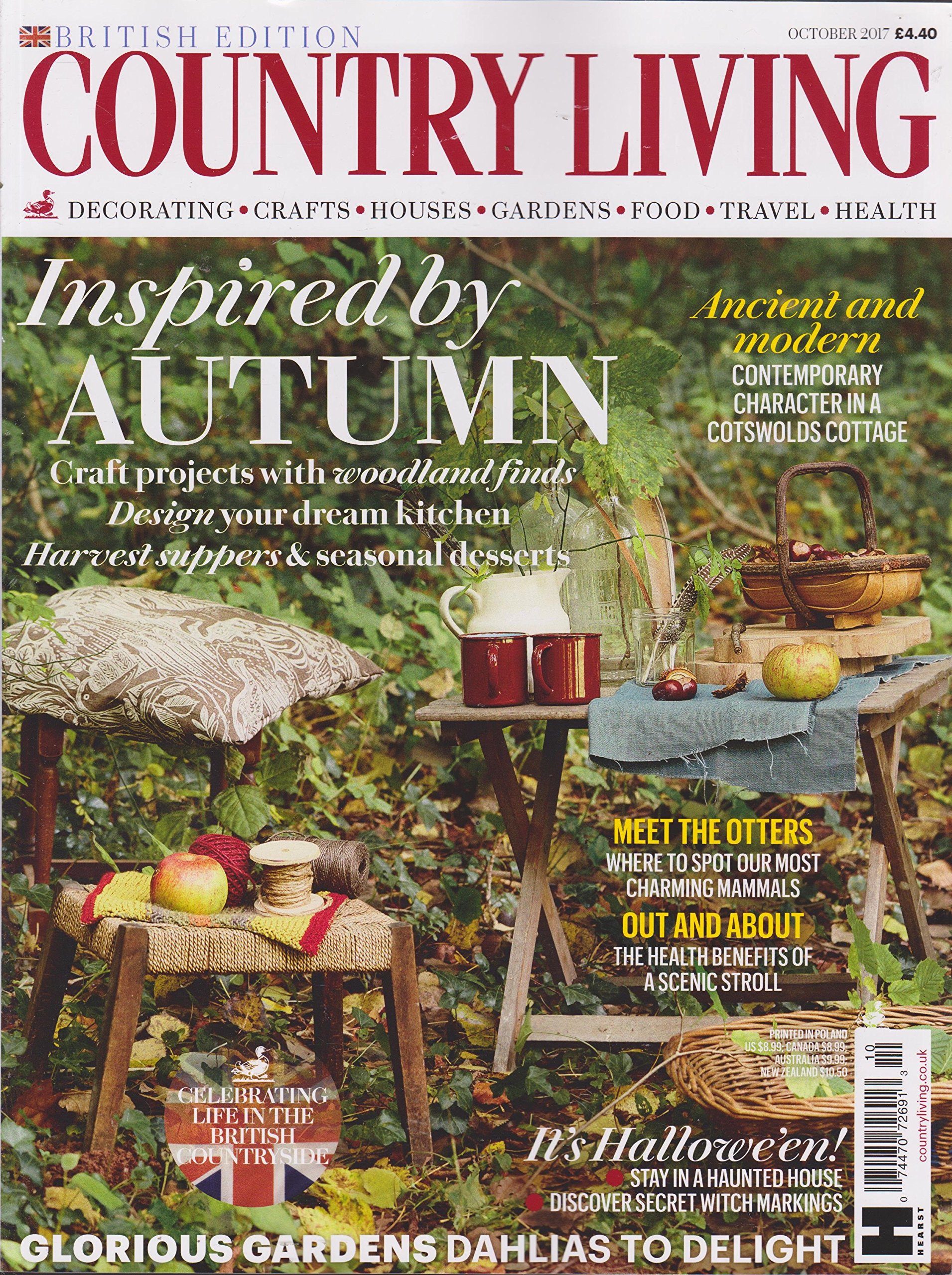 country living gardens on Country Living British Edition Magazine October 2017 Amazon Com Books