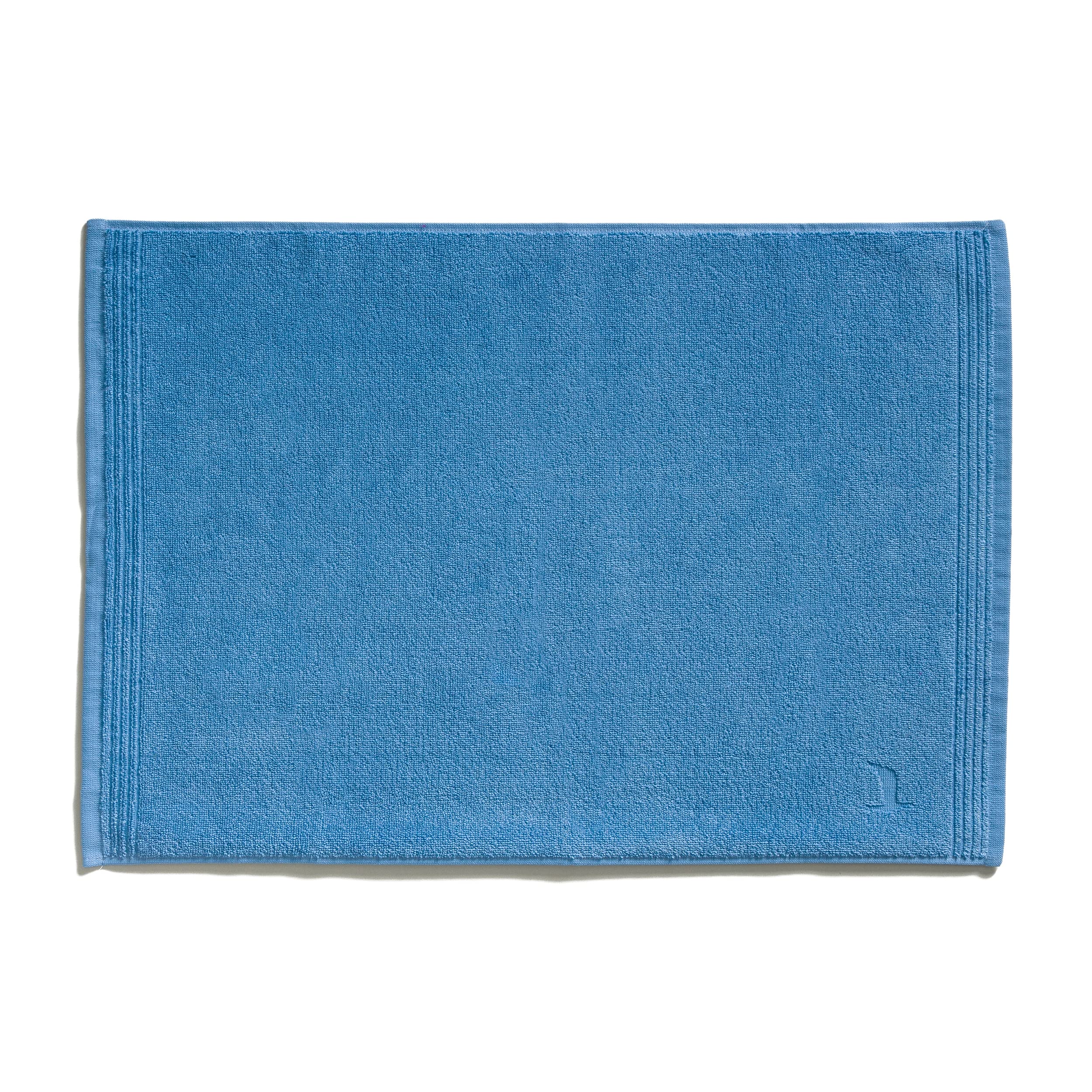 Möve Superwuschel shower rug 50 x 70 cm made of 100% cotton, cornflower