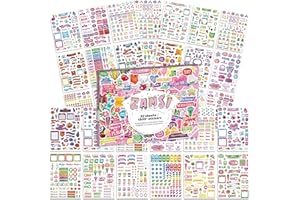 ZAMSI Planner Stickers - 1800+ Ultimate Accessories to Improve and Simplify Your Planner, Calendar and Journal
