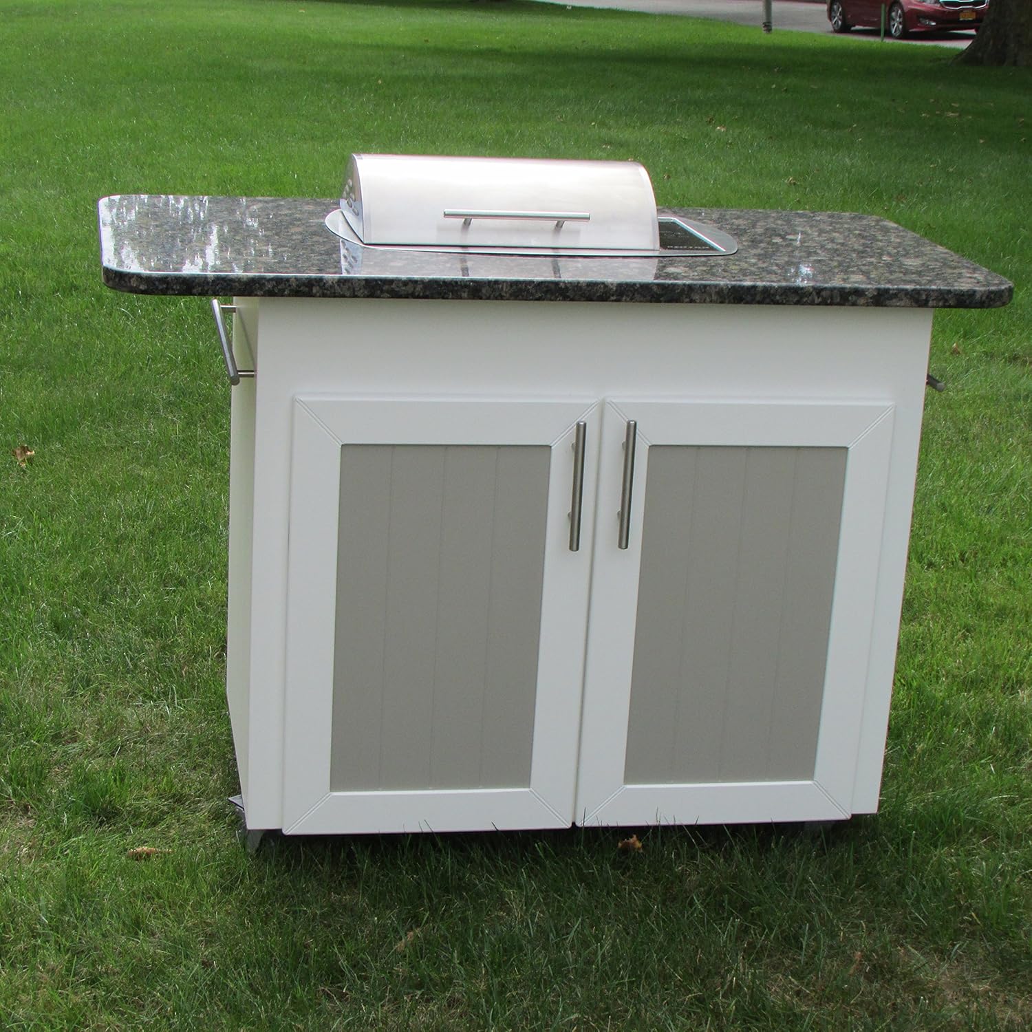 review My Condo Grill Indoor Outdoor Electric Grill Cart Station