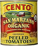 Cento San Marzano Organic Peeled Tomatoes, 28 Ounce (Pack of 6)