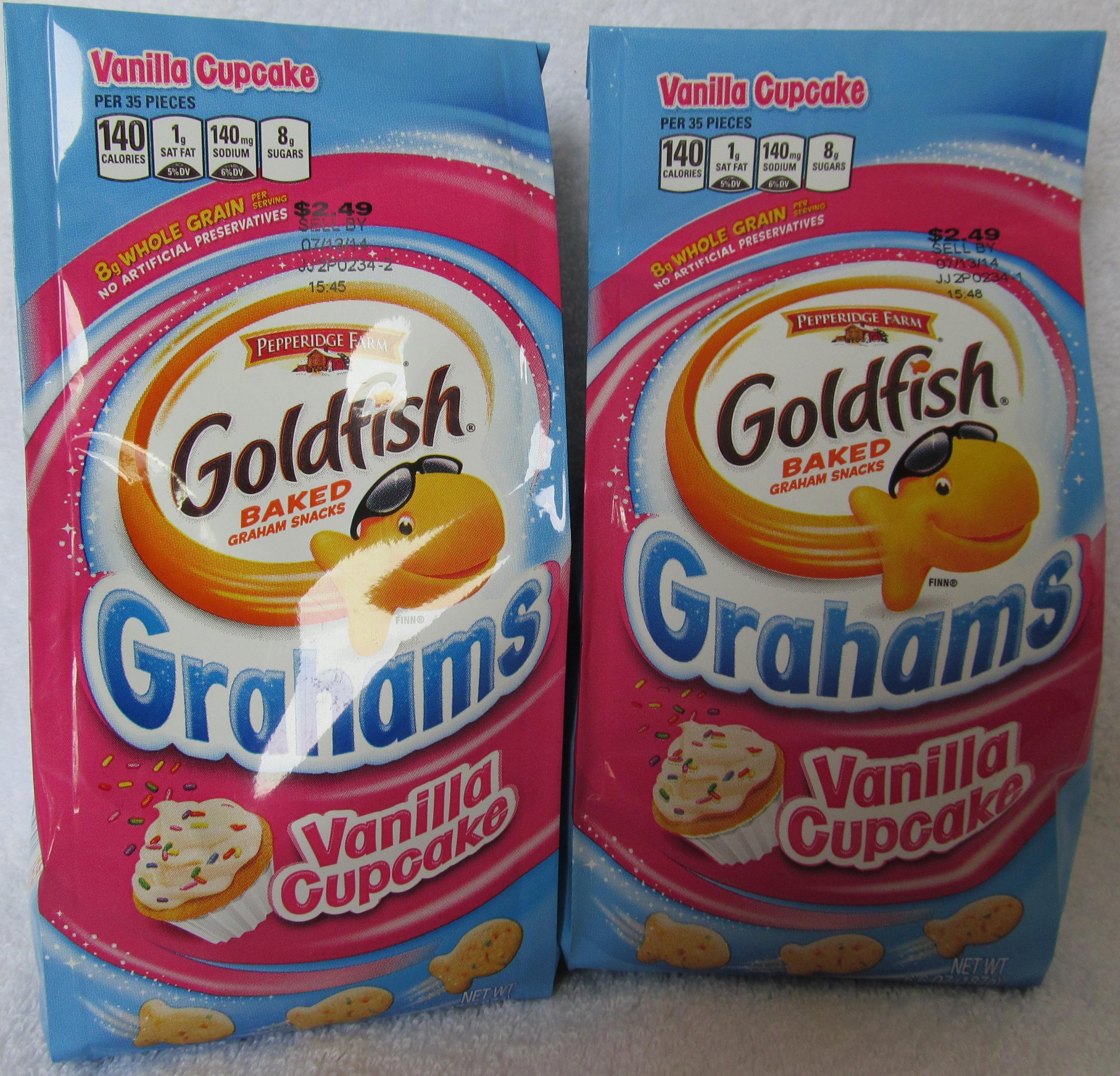 Pepperidge Farm Goldfish Grahams Vanilla Cupcake Graham Snacks