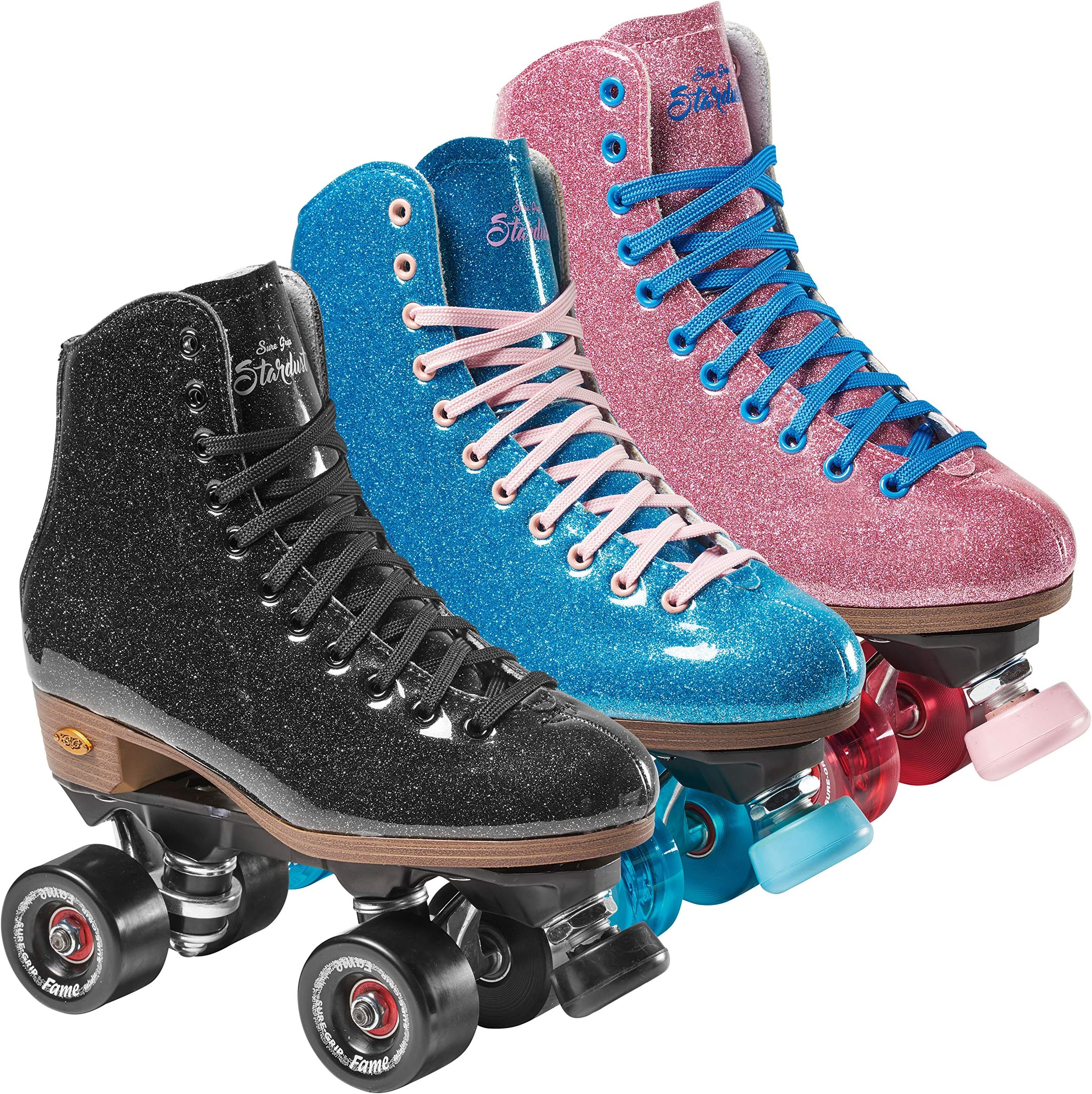 P1 Sports Sure-Grip Stardust Glitter Roller Skate - Indoor