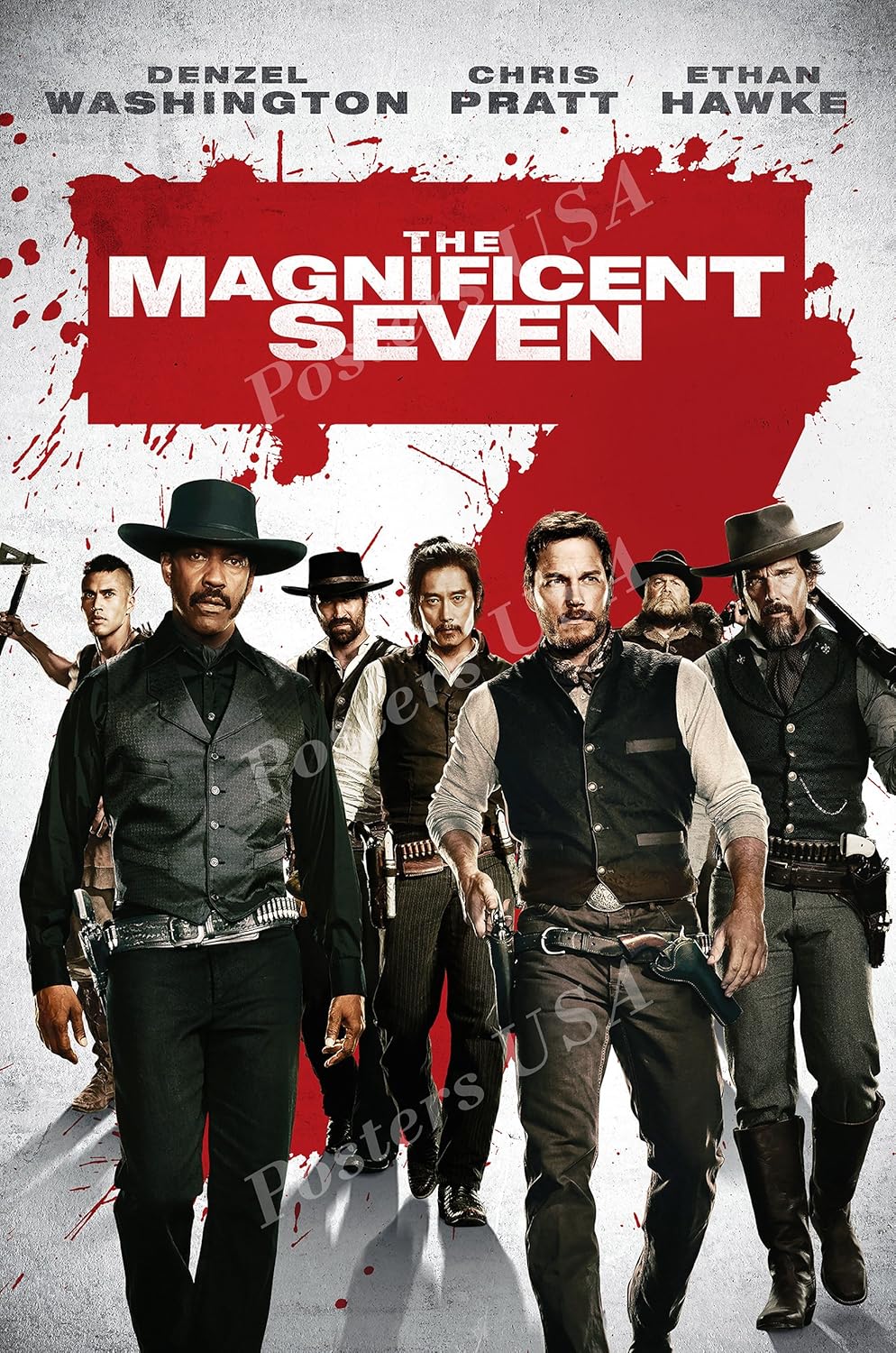 Posters USA - Magnificent Seven Movie Poster GLOSSY FINISH - MOV579 (24" x 36" (61cm x 91.5cm))