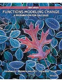 Functions Modeling Change: A Preparation for Calculus, 5th Edition