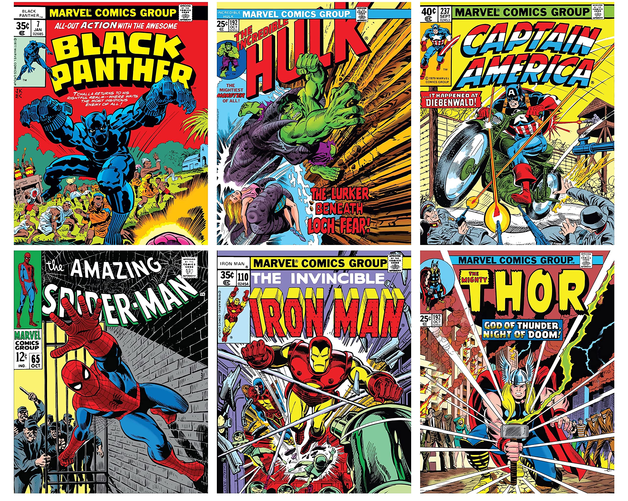 Photo 1 of Superhero Wall Art – Superhero Vintage Comic Books Decor Unframed Set of 6 Prints, 8x10 Inch, Super Heroes Poster Room Decor, Vintage Posters for Kids Adults Boys Bedroom (Yellow)
