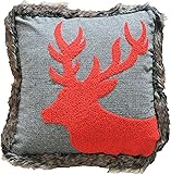 Faux fur rug grey