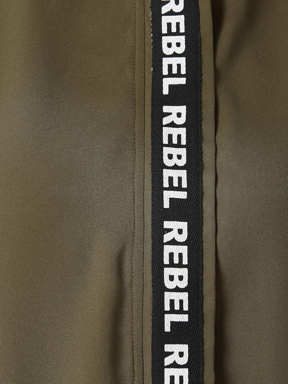 miss chase women's olive green bomber jacket