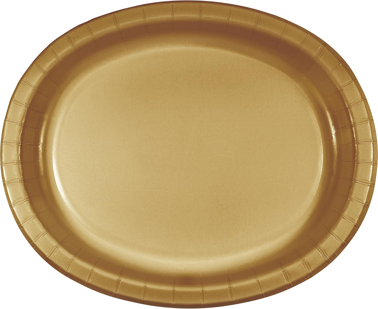 Glittering Gold Oval Plates, 24 ct Health & Personal Care