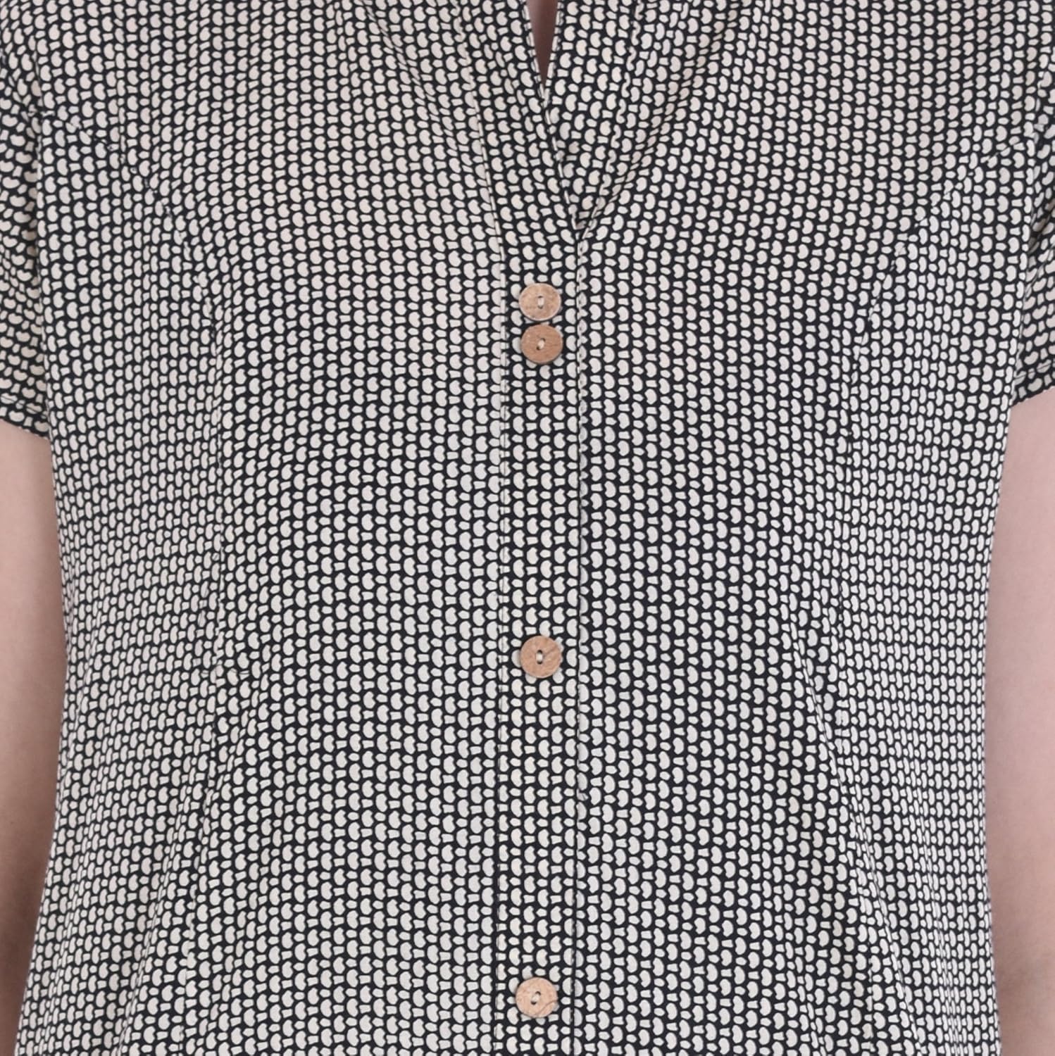 palakh women's cotton printed kurti with palazzo (black)