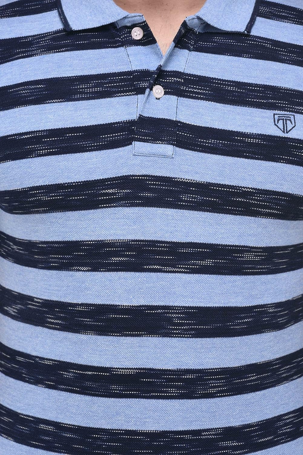 tinted men's matty polo neck t-shirt (tj547)