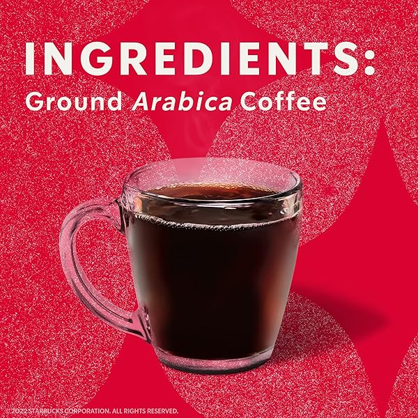 STARBUCKS GROUND COFFEE BAG, HOLIDAY BLEND, MEDIUM ROAST COFFEE, 100% ARABICA COFFEE, NOTES OF SWEET MAPLE & HERBS, 10-OUNCE BAG (PACK OF 2)