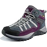 wantdo Women's Waterproof Hiking Boots Lightweight Outdoor Camping Shoes