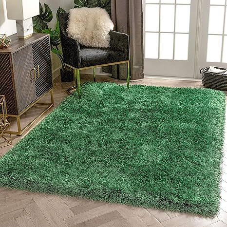 Two-Tone Long Floppy Pile Rug 5x7 