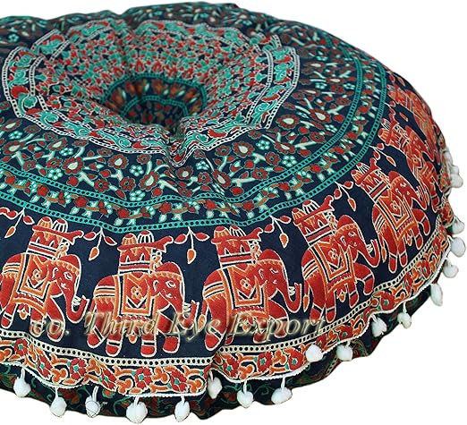 Amazon Com Third Eye Export 32 In Mandala Barmeri Large Round