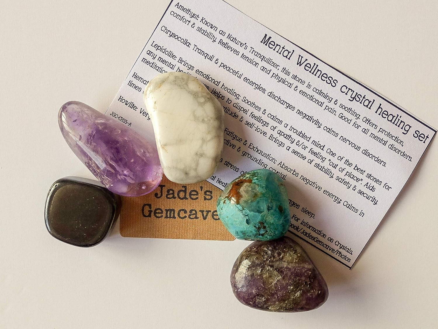Anxiety crystals, crystals for anxiety, anxiety crystal healing set