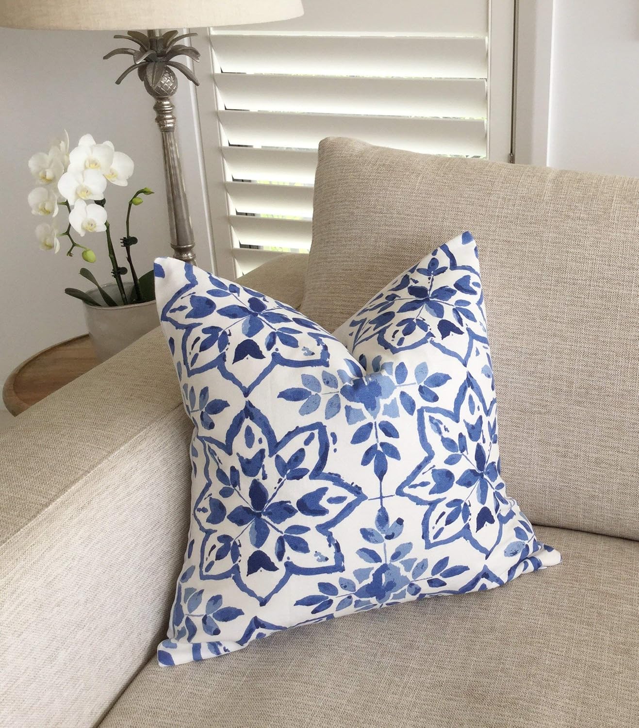 Qui556 Blue and White Hamptons Style Pillows Cushion Cover Porcelain