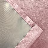Enhanced Living Vogue Blush Pink Eyelet Thermal Noise Reducing Curtains 46x54 view 4