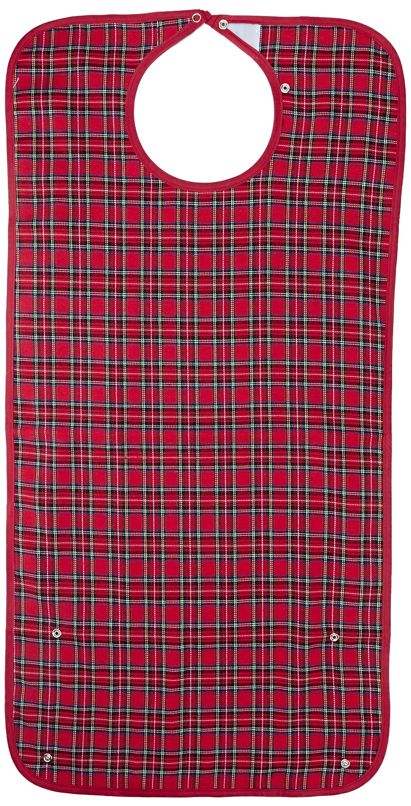 Ability Superstore Clothing Protector Economy Bib Large Red