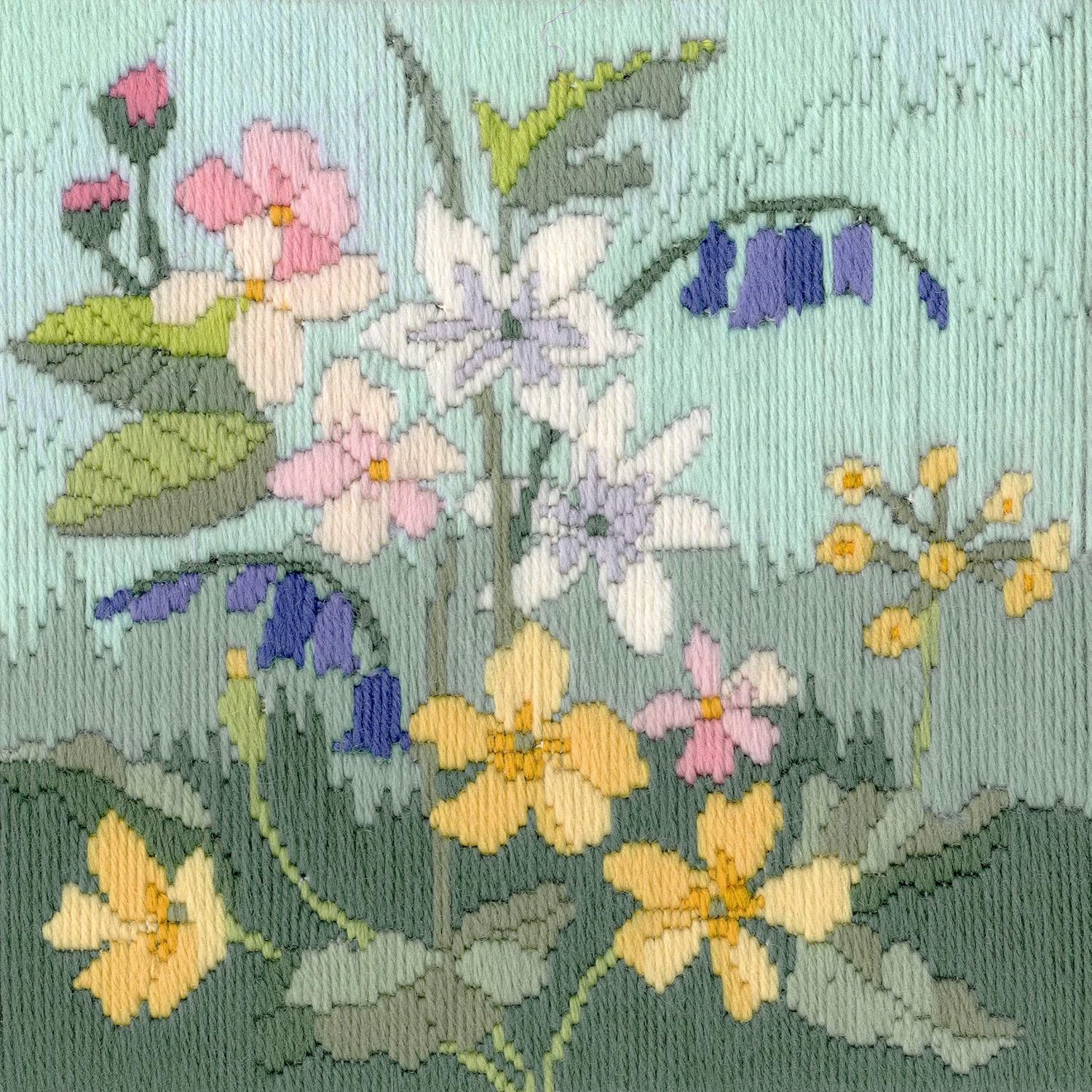 Derwentwater Designs Cross Stitch Kit Long Stitch Seasons Spring
