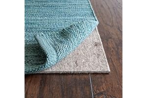 RUGPADUSA - Basics - 9'x12' - 1/8" Thick - Felt + Rubber - Non-Slip Rug Pad - Cushioning Felt for Modest Comfort - Safe for All Floors and Finishes