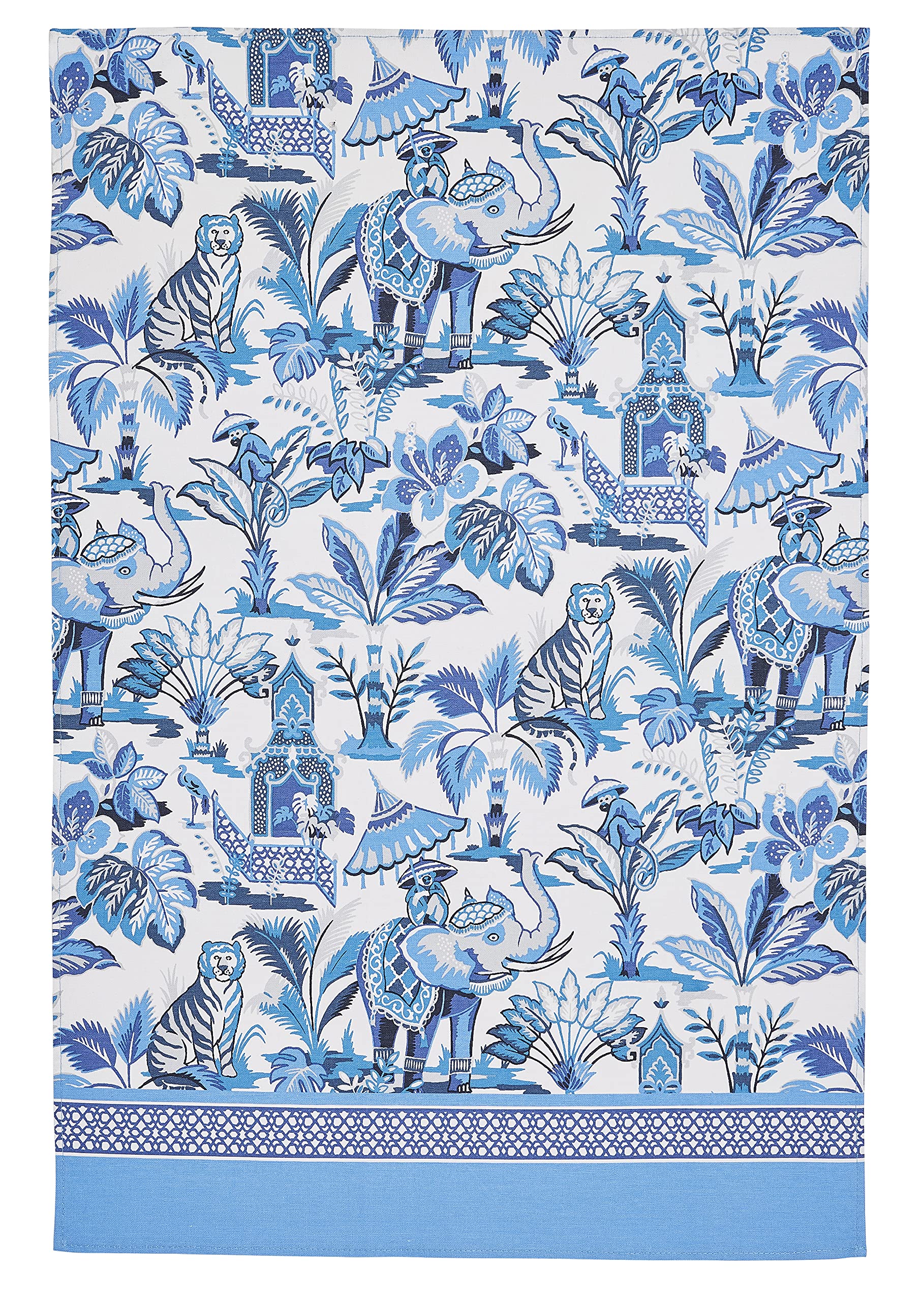 Ulster Weavers Cotton Tea Towel - India Blue (100% Cotton, Blue)