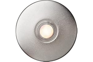 Newhouse Hardware SN5WL Lighted Doorbell Button, 1-Pack, Satin Nickel