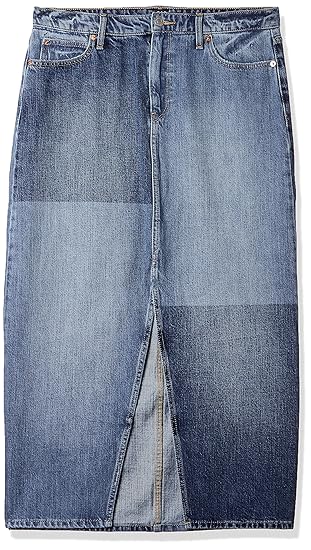 gap denim midi skirt