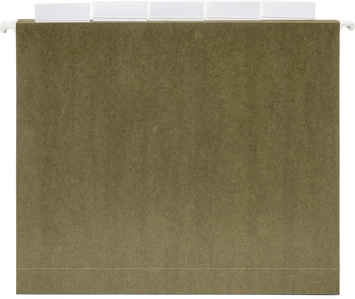 Blue Summit Supplies Extra Capacity Hanging File Folders, 25 Reinforced Hang Folders, Heavy Duty 2 Inch Expansion, Designed for Bulky Files and Charts, Letter Size, Standard Green, 25 Pack : Office Products