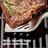 OXO Good Grips 3-Piece Grilling Tool Set with Turner, Tongs & Silicone Rest view 3