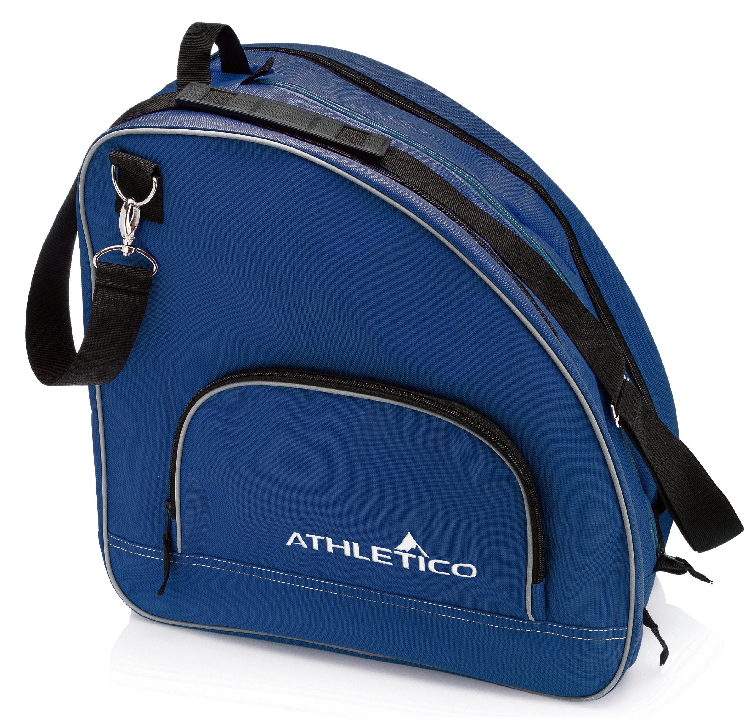 Athletico Premium Bag Carries Ice, Roller, Inline Skates for Kids and Adults (Blue)