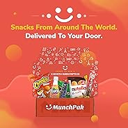 MunchPak - Mini - International Snack Subscription Box: 5+ Snacks